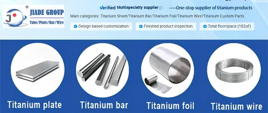 Factory Supply Top Grade Titanium Alloy Bar Gr1 Gr2 Gr5 Pure Titanium Rod Tc4 Titanium Alloy Rod Round Bars