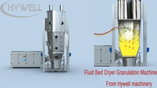 FL Series GMP Fluid / Fluidizing Bed Granulator / Granulating /Pharmaceutical Machine