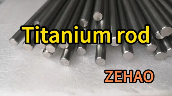 Gr1 Titanium Bar for Blowing Machine