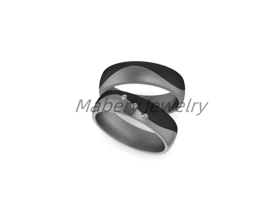 Innovation Fashion Jewelry Affordable Luxury Wedding Titanium Carbon Ring 