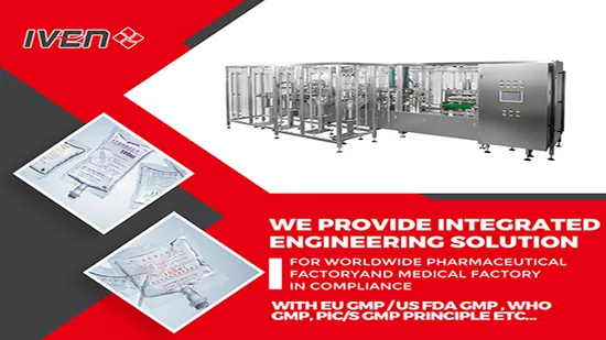 Automatic IV Fluid Plant Machine Intravenous Drip Form