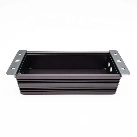 Aluminum Alloy Heatsink Custom Grey Sanblasting Anodized Enclosure Extrusion Router Case 
